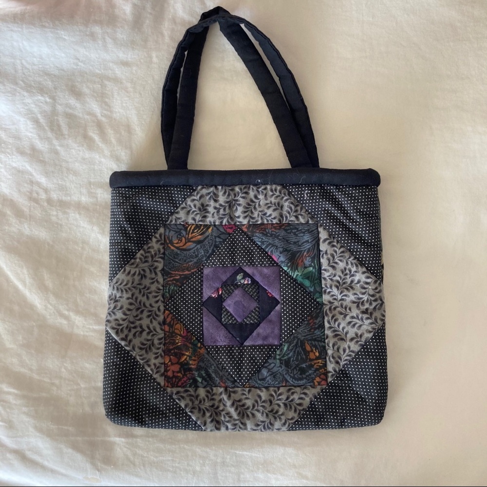 Fabric Collage Handbag